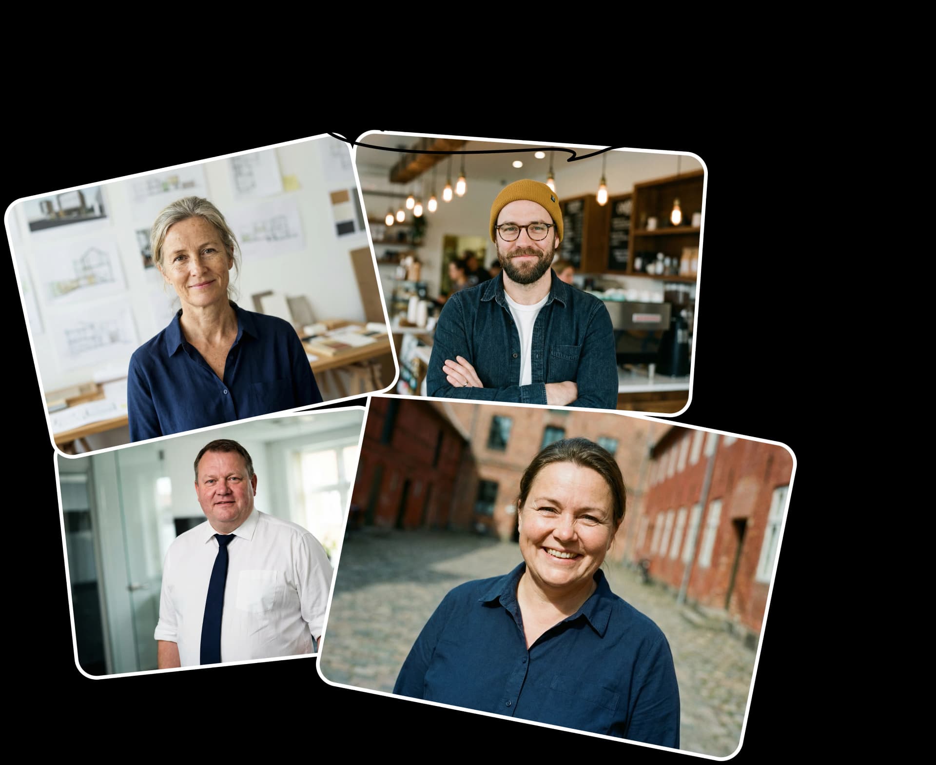 Professionella porträtt hemifrån.