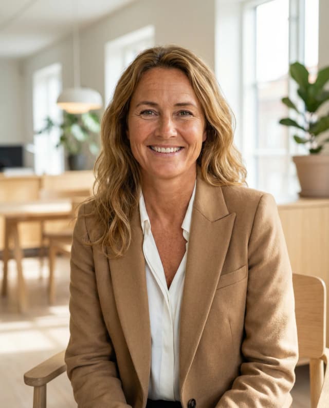 Professional AI-generated headshot example 0