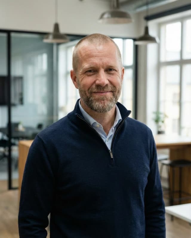 Professional AI-generated headshot example 2