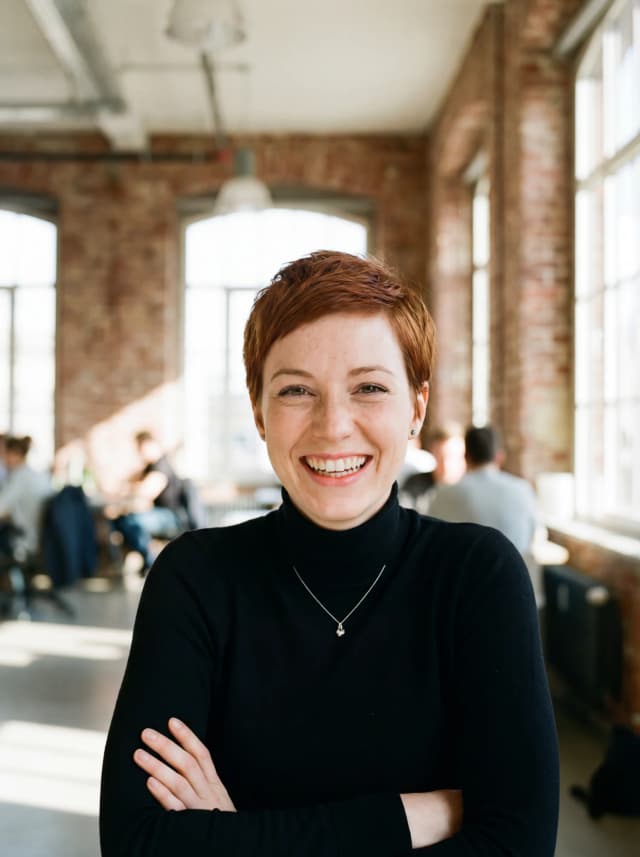 Professional AI-generated headshot example 14