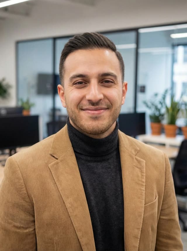 Professional AI-generated headshot example 21