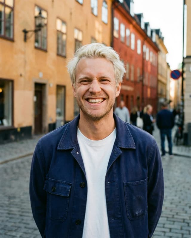 Professional AI-generated headshot example 43