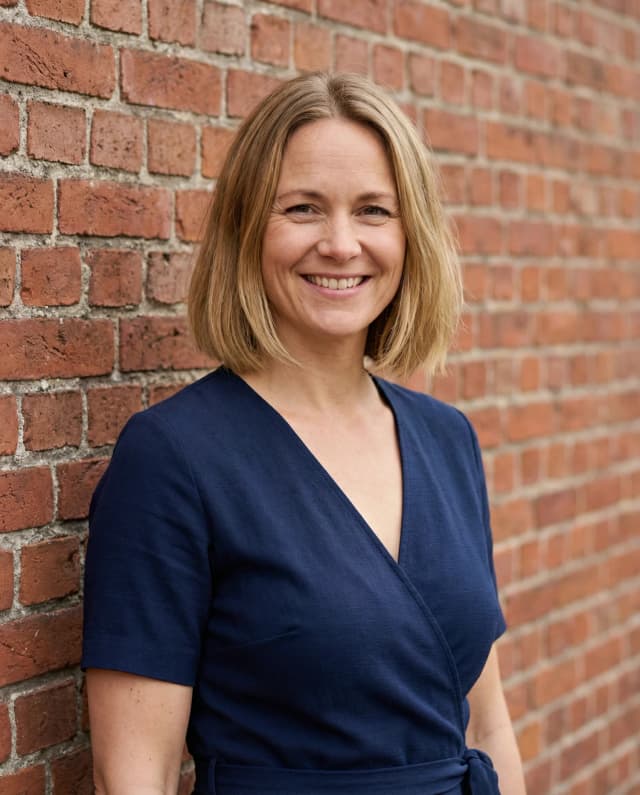 Professional AI-generated headshot example 46