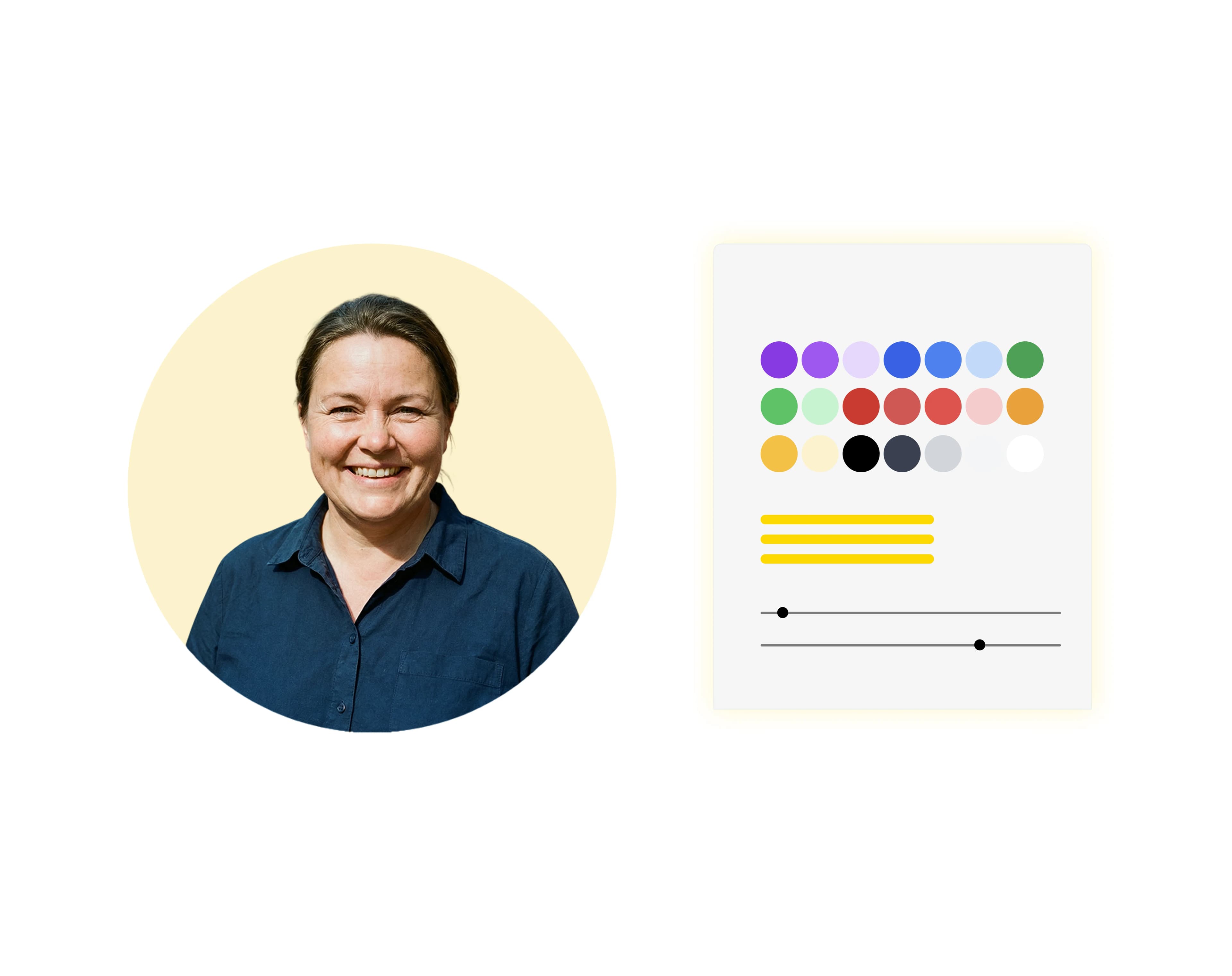 Profilbilder til ulike flater